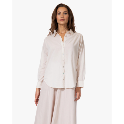 no man's land Voile Katoen Blouse Soft Dune