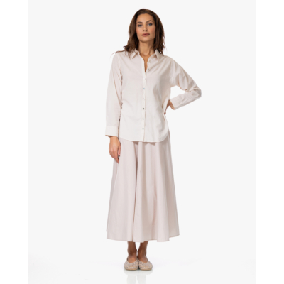 no man's land Voile Katoen Blouse Soft Dune