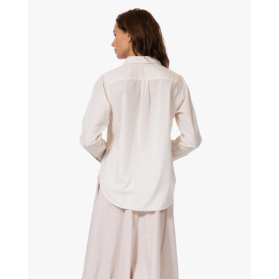 no man's land Voile Katoen Blouse Soft Dune