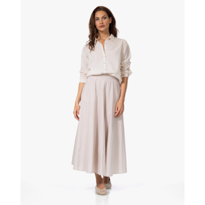no man's land Voile Katoen Blouse Soft Dune