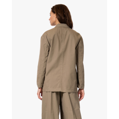 Pomandère Katoenen Blazer Camel