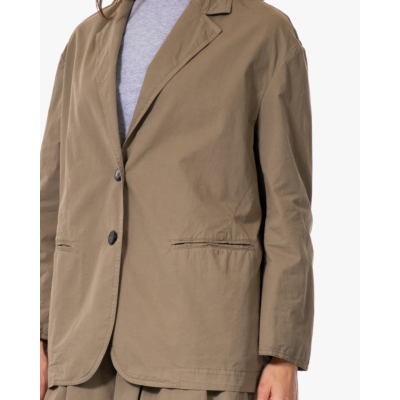 Pomandère Katoenen Blazer Camel