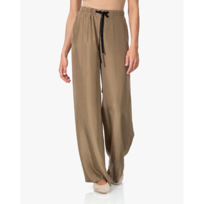 Pomandère Zijden Pull-on Pantalon Camel