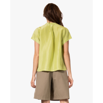 Pomandère Zijden Blouse Kiwi