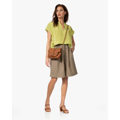 Pomandère Zijden Blouse Kiwi