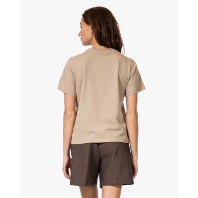 Pomandère Katoenen T-shirt Beige