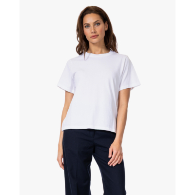 Pomandère Katoenen T-shirt Wit