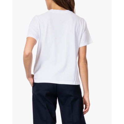 Pomandère Katoenen T-shirt Wit