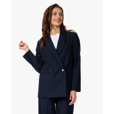Pomandère Wolmix Blazer Navy