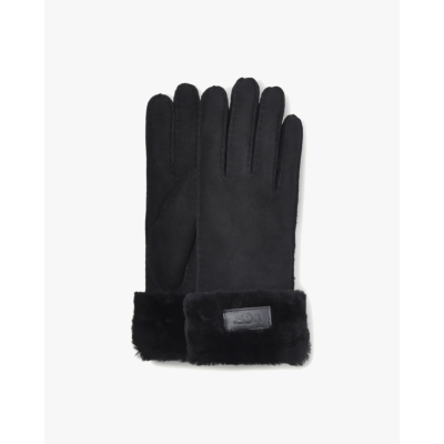 UGG Handschoenen Met Omslagboord Black