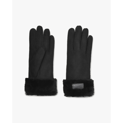 UGG Handschoenen Met Omslagboord Black
