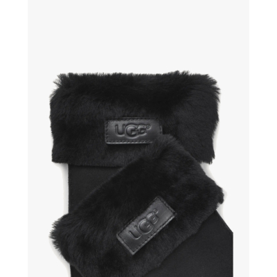 UGG Handschoenen Met Omslagboord Black