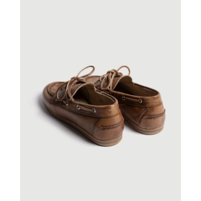 Posa Boat Loafer Brushed Brown