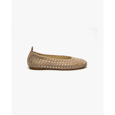 Odare Selena Suède Ballerina's met Studs