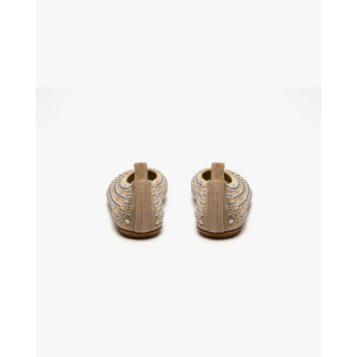 Odare Selena Suède Ballerina's met Studs