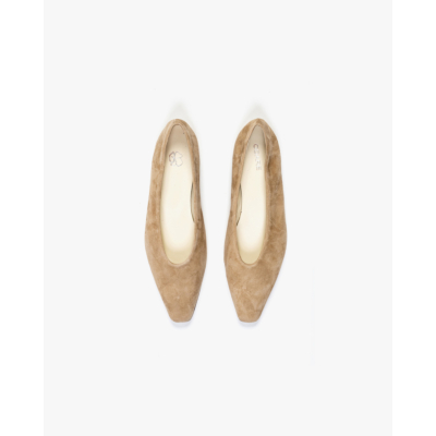 Odare Bilbao Suède Ballerina's Taupe