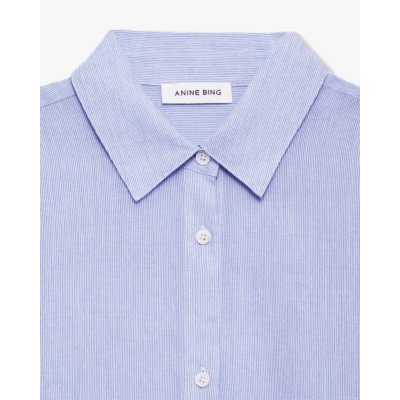 Anine Bing Plaza Blouse Blue
