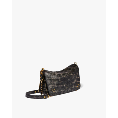 Jerome Dreyfuss Bobi S Tas Imprimé Croco Grunge Sheepskin