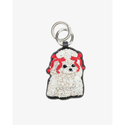 Ganni Joy Dog Bow Sleutelhanger