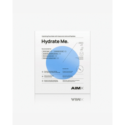 AIM X Moisturising sheet mask with peptides 