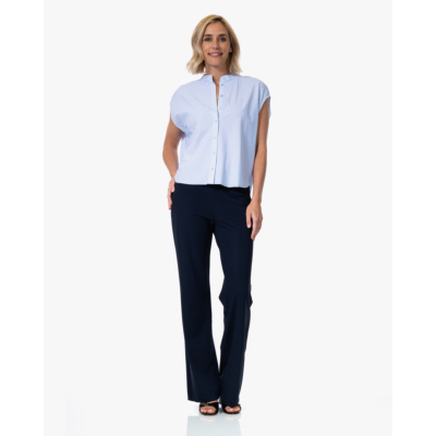 Japan TKY Myza Travel Pantalon met Trekkoord Zwartblauw