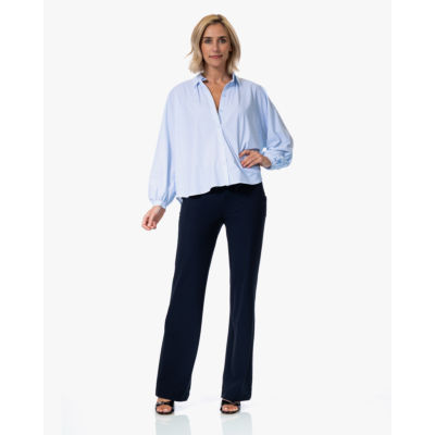 Japan TKY Myza Travel Pantalon met Trekkoord Zwartblauw
