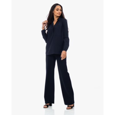 Japan TKY Myza Travel Pantalon met Trekkoord Zwartblauw