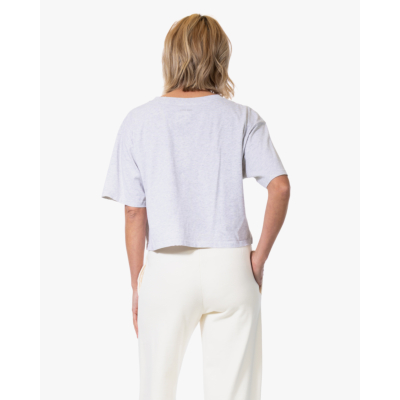 Anine Bing Johnny Cropped T-shirt Grijs