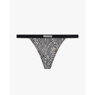 Love Stories Roomservice Thong Zebra Print