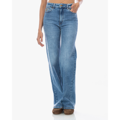Lois Pallazzo Mid Rise  Jeans Mellostone L32