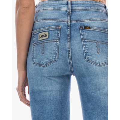 Lois Pallazzo Mid Rise  Jeans Mellostone L32