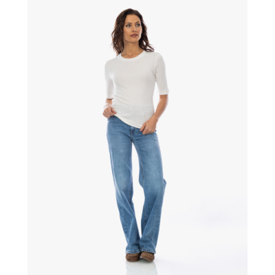 Lois Pallazzo Mid Rise  Jeans Mellostone L32