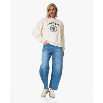 Anine Bing Miles Sweatshirt Cream