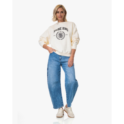 Anine Bing Miles Sweatshirt Cream