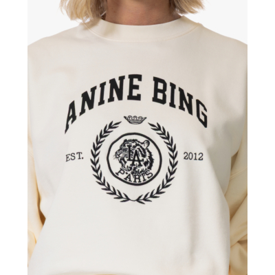 Anine Bing Miles Sweatshirt Cream