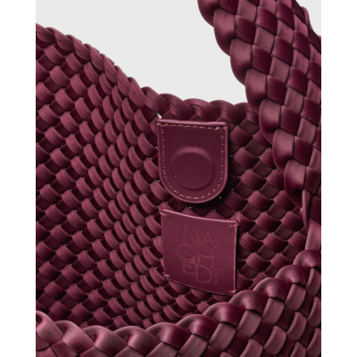 Naghedi Nomad Large Hobo Bag Bordeaux