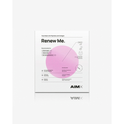 AIM X Sheet mask with peptides and collagen 