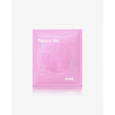 AIM X Sheet mask with peptides and collagen 