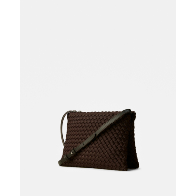 Naghedi Soho Medium Envelope Chocolate