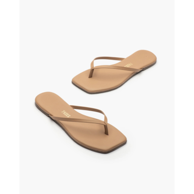Tkees Square Toe Lily Flip Flop Cocobutter
