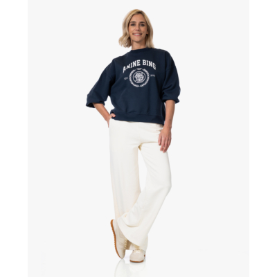 Anine Bing Miles Sweatshirt Collegiate Dark Navy