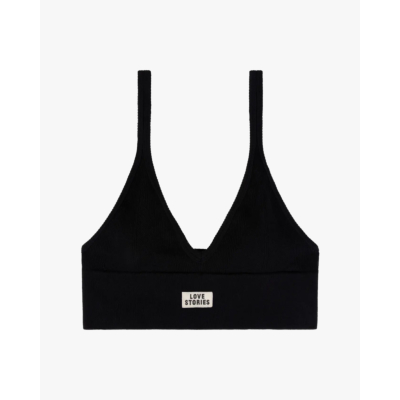 Love Stories Posey Bralet Black